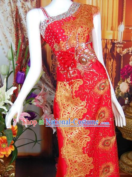 Southeast Asia Traditional Wedding Clothing for Women