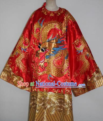 Ancient Dragon Embroidery Robe for Men