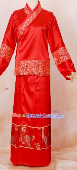 Made-to measure Ancient Chinese Wedding Outfit for Bridegrooms