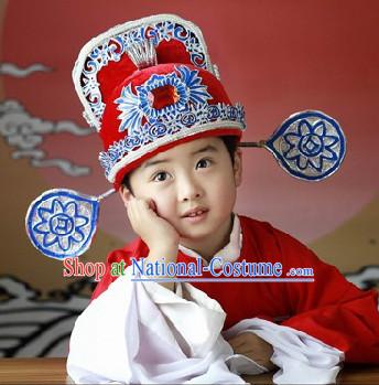 Traditional Classical Opera Costumes and Hat Complete Set for Kids