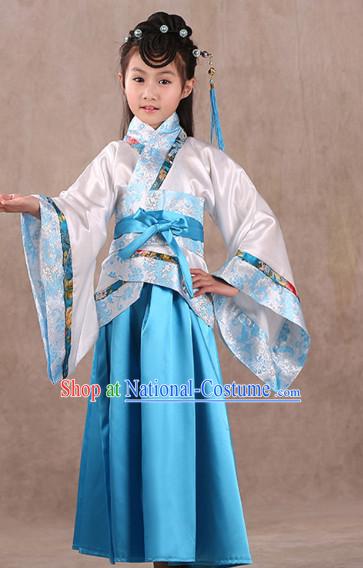 Classical Premium Performance Wear Hanfu Dresses for Kids