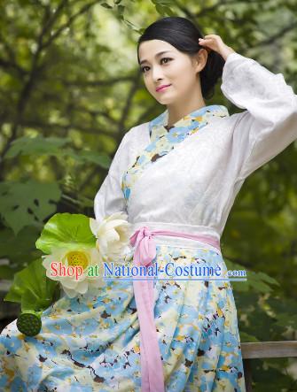 Traditional Chinese Lover Dresses with Lotus