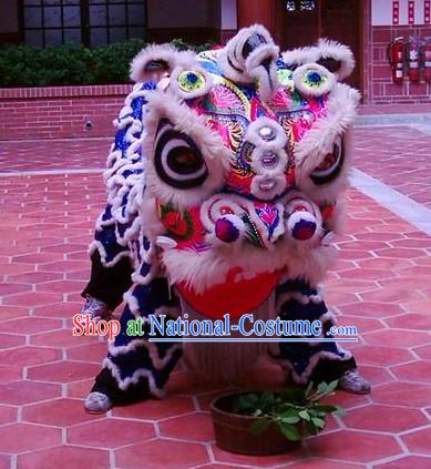 Old Style Handmade Lion Dance Costumes Complete Set