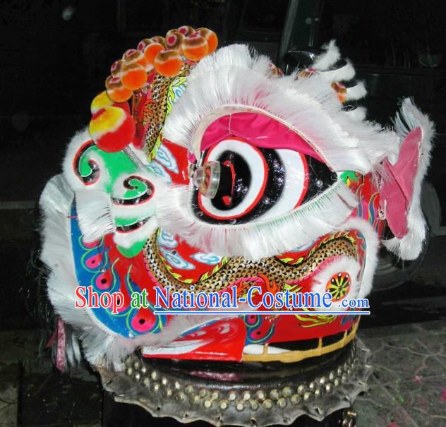 Hand Painted Dragon Fut San Lion Dance Costumes Complete Set