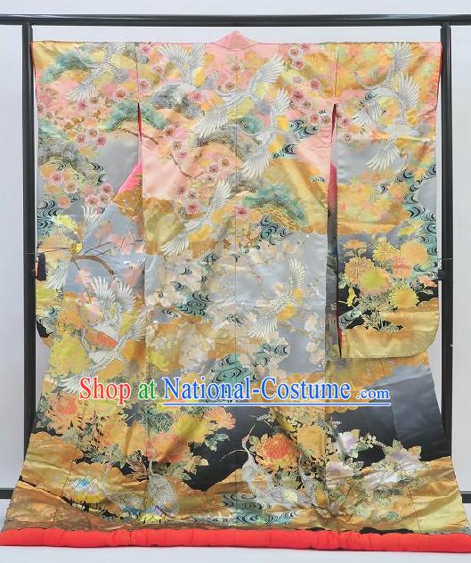 Ancient Japanese Princess Kimono Set for Women