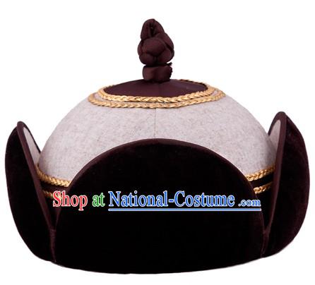 Traditional Chinese Handmade Mongolian Princess Hat for Women