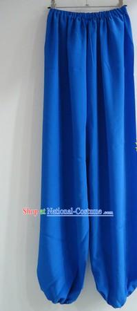 Traditional Chinese Beijing Opera Blue Pants