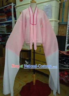 Traditional Chinese Pink and White Long Sleeves