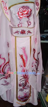 Traditional Chinese Opera Stage Performance High Collar Empress Costumes