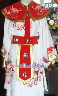 Traditional Chinese Embroidered General Costumes for Men