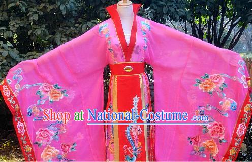 Traditional Chinese Stage Performance Empress Embroidered Clothing