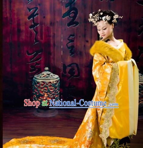 Traditional Chinese Royal Empress Costumes Complete Set