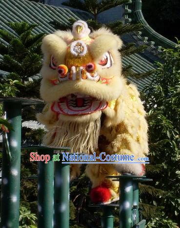 Most Popular Chinese Huang Feihong Master Lion Dance Costumes Full Set