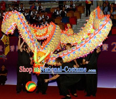 Professional Performance World Luminous Dragon Dance Championship Costumes Complete Set