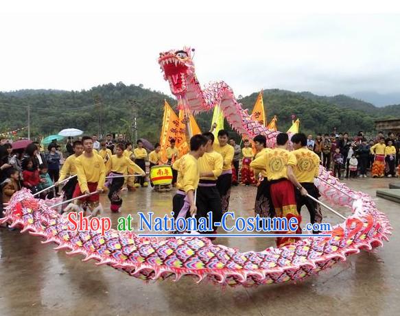 Standard Chinese Luminous Dragon Dance Costume Full Set