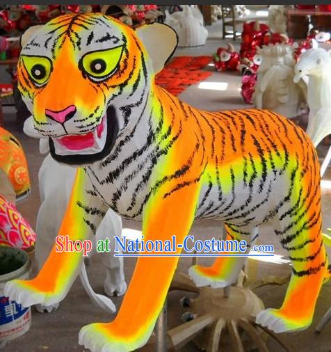 Tiger Year Display Arts of Twelve Sheng Xiao 12 Symbolic Animals Associated with A 12 Year Cycle