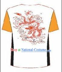 Professional Performance Dragon Dance Group Dance T-shirt