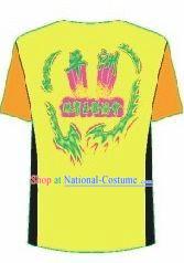 Professional Stage Performance Dragon Dance Group Dance T-shirt