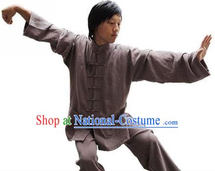 Classic Flax Kung Fu Practice Outfit