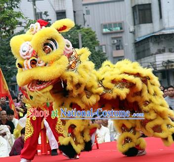 Supreme Asian Competition and Parade Lion Dance Costume Complete Set