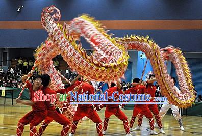 High School Students Illuminated Dragon Dance Equipment Complete Set