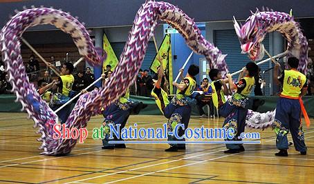 College Students Luminous Dragon Dance Costumes Complete Set