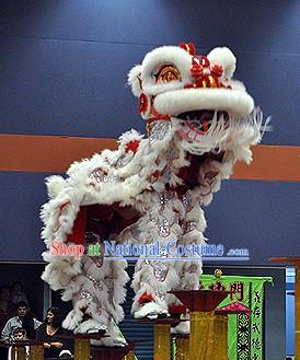 Professional Competition Lion Dance Head and Costume Complete Set