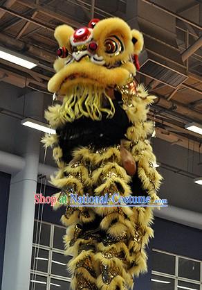 Powerful Professional Competition and Display Lion Dance Head and Costume Complete Set