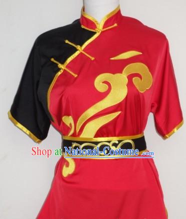 Mandarin Collar Kung Fu Dress Shirt Pants Uniform Complete Set