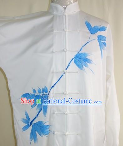 Hand Painted Bamboo Martial Art Dresses, Sportswear _ Accessories