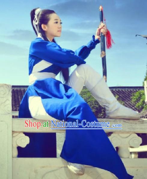 Ancient Chinese Swordsman Costumes Complete Set