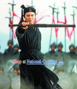 Jet Li s Costume and Headwear Complete Set in Film Hero