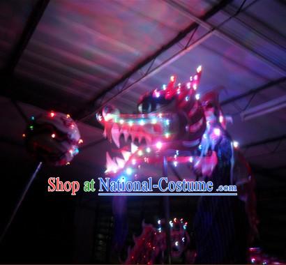 LED Lights Dragon Dance Costumes Complete Set