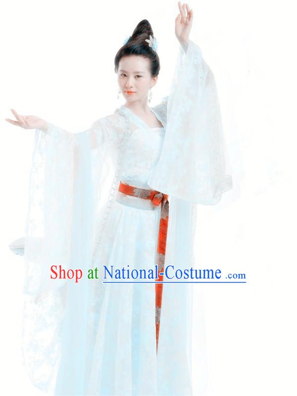 Ancient Chinese Xuan Yuan Sword TV Drama Yu Er Costumes Complete Set