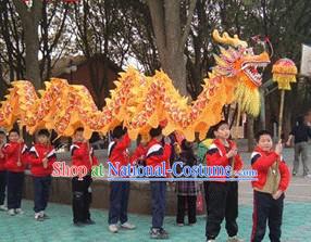 Dragon Dance Costumes Complete Set for Eight Students