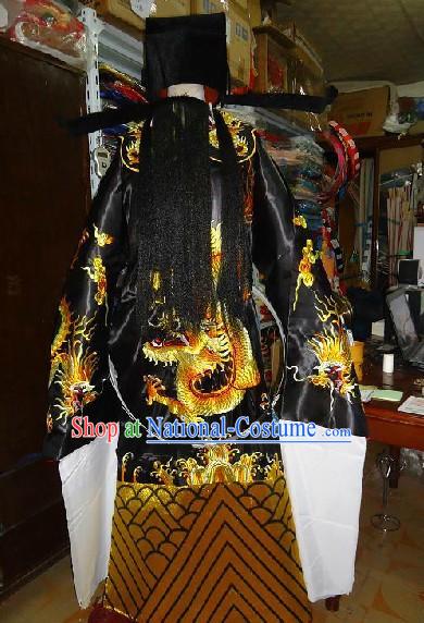 Bao Gong Ancient Chinese Judege Law Costumes and Hat