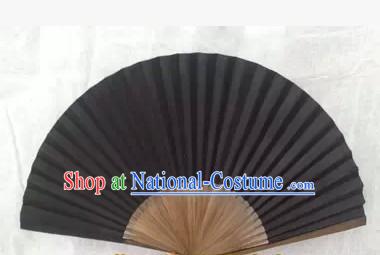 Chinese Opera Hua Dan Black Fan