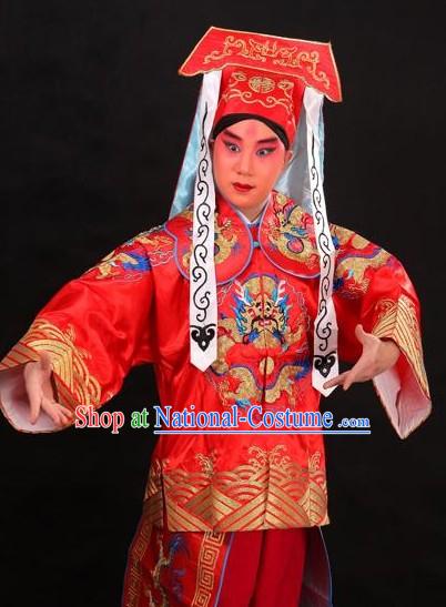 Traditional Chinese Dragon Embroidery Dance Costumes