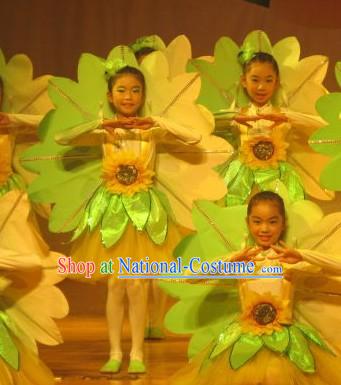 Smile Flower Dance Costumes and Hat