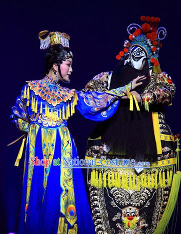 Ancient Chinese Yu Ji Empress Stage Performance Dresses