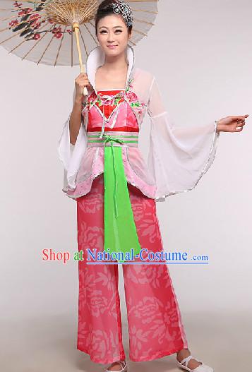 Chinese Classic Fairy Dance Costumes and Headdress