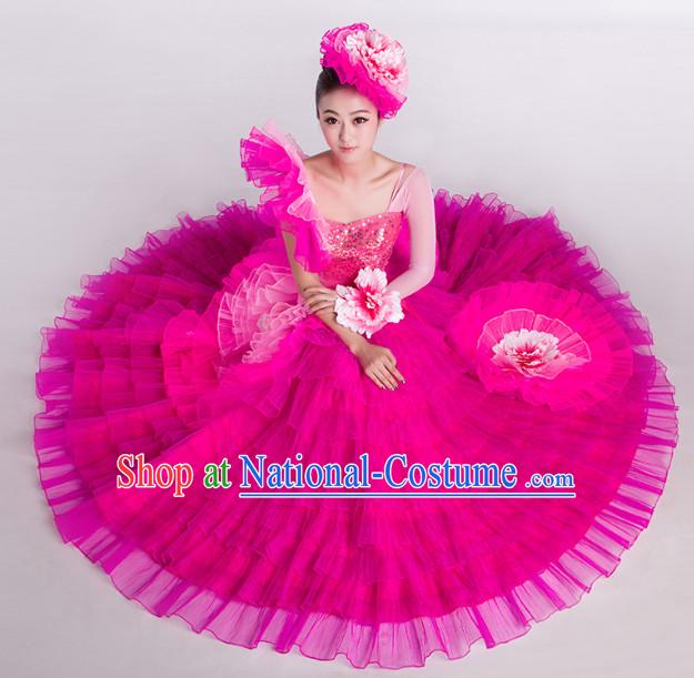 Dance Recital Costumes and Hat for Both Student and Professional Dancers