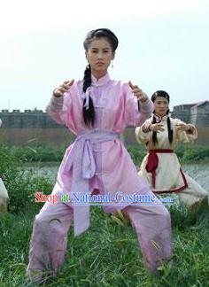 Chinese Classic Mandarin Kung Fu Uniform for Women