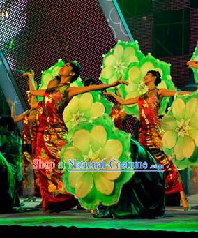 Handmade Jasmine Flower Dance Umbrella