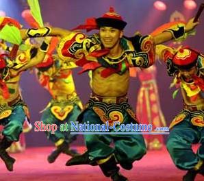 Mongolian Chopsticks Dance Costumes for Both Student and Professional Dancers