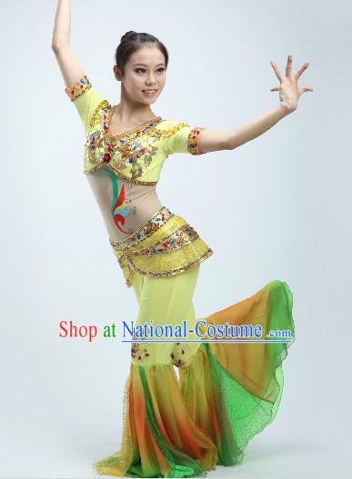 Feitian Flying Apsaras Dance Costumes Complete Set for Women