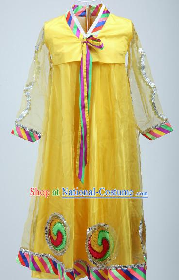 Korean Ethnic Chorus Uniform or Dance Garment for Women or Kids