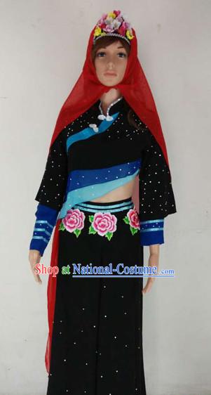 Professional Stage Performance Fisherwoman Dance Costumes