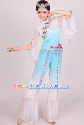 Professional Stage Performance Yangge Dance Outfit