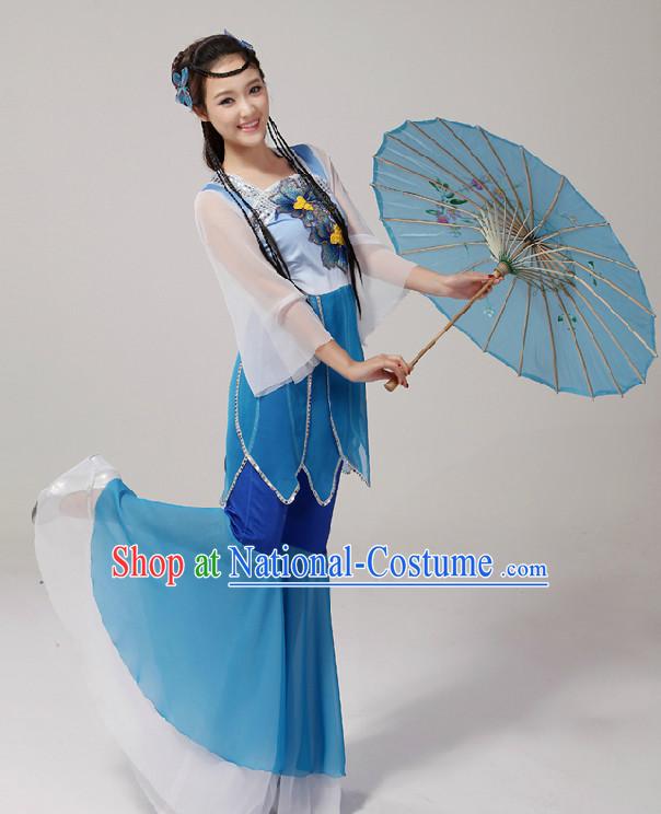 Professional Stage Performance Umbrella Classical Dancing Costumes for Women